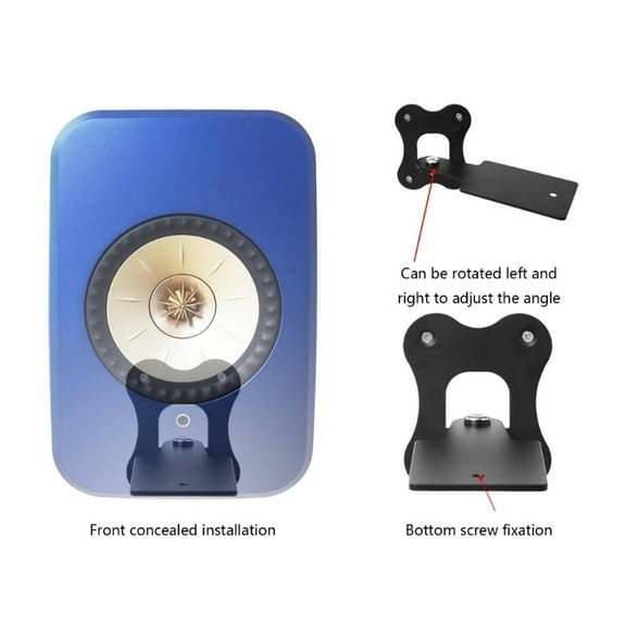 FOR Speaker Wall Mount Adjustable and Swivel Secure and Stylish Fits for KEF II Speaker
