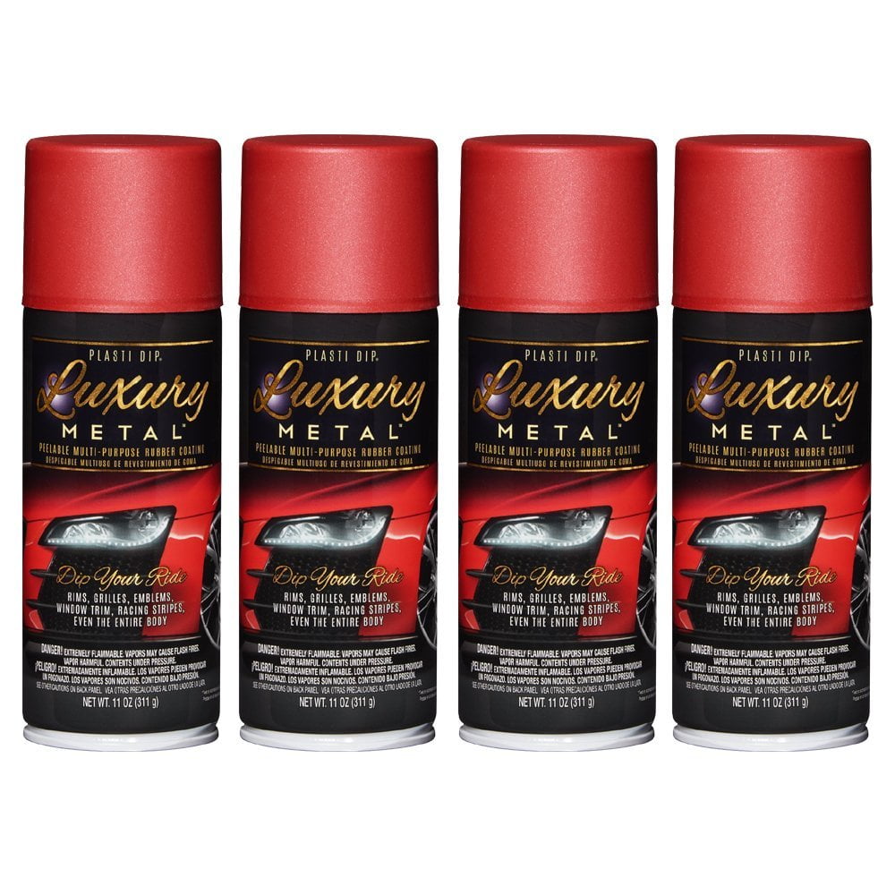 Performix Plasti Dip 11352 Luxury Rubber Coating, Volcano Red Metallic