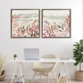 thumbnail image 2 of Stupell Industries Leafy Muted Subtlety 2 Piece Brown Framed Floater Canvas Set design by Mona Grace, 25 x 25, 2 of 9
