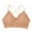 Khaki, variant on Bra Sports No Wire Comfort Sleep Workout Activity With Removable Pads Shaping