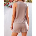 thumbnail image 5 of Mawalde Women'S Summer 2 Piece Outfits Shorts Sets Matching Set Loungewear with Pockets Khaki XXL, 5 of 8