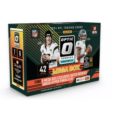 2024 Panini NFL Optic Donruss Football Trading Card Mega Box