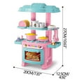 thumbnail image 4 of Bwiyojiz Simulation Kitchen Toy Toys Play Set Mini Cooking Utensils Tabletop, Gifts for Her, Multicolor, 4 of 9