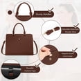 thumbnail image 4 of Laptop Tote Bag for Women 15.6 Inch  Leather  Bags Large Capacity Business Office Work Briefcase, 4 of 6