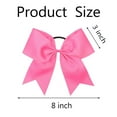 thumbnail image 5 of Cheer Bows, Caenagrion 18 pce 8" Pink Cheer Hair Bows for Cheerleaders Girls, 5 of 5
