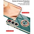 thumbnail image 2 of ZUKKASHAN for Samsung Galaxy A16 5G Case, with 360° Rotating Ring Magnetic Stand, Luxurious Gloss Finish and Electroplating Shockproof Protective Phone Cover Case, 2 of 5