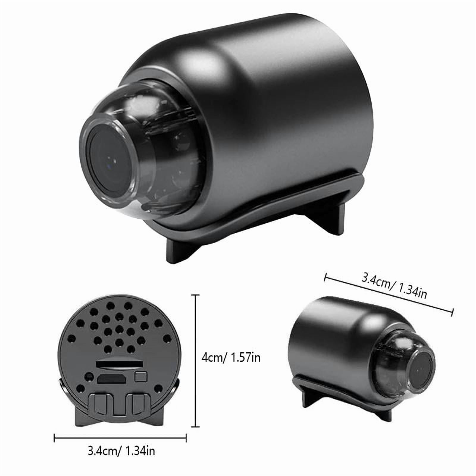 HD 1080P Mini WiFi Camera Indoor Home Security Wide Angle Small Cam X5 Remote Night Vision Motion Surveillance Micro Cameras Baby Monitor Wired Monitoring