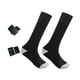 thumbnail image 2 of Calcetines térmicos para clima frío y cálidos para hombres y mujeres, ideales para acampar, hacer senderismo, pescar esquiar. Negro y gris, 2 of 6