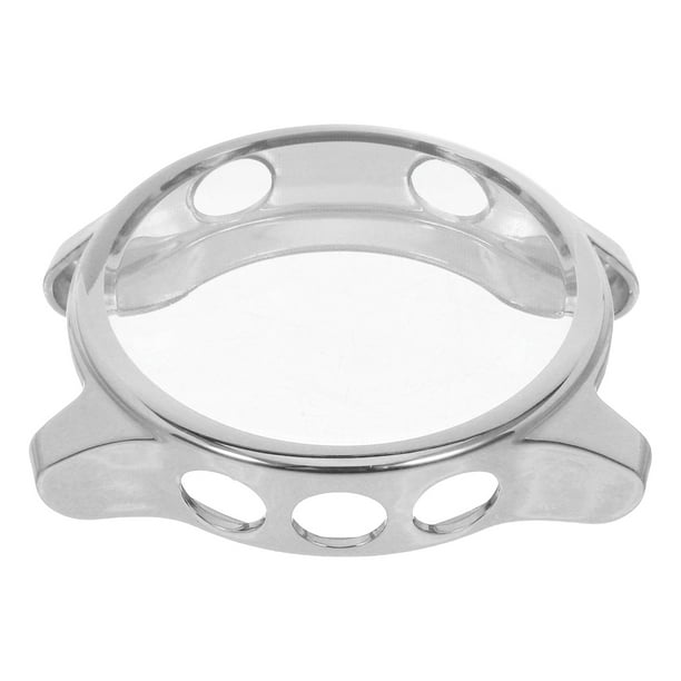 Carcasa de reloj galvanizada, carcasa protectora de moda, compatible con Garmin Forerunner 935/945 (plateada)