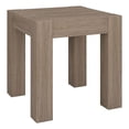 thumbnail image 1 of Henn&Hart 22" Antiqued Gray Oak MDF Side Table, 1 of 8