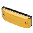 thumbnail image 2 of Harmonica 7‑Hole Mini Blues Student Adult Beginner Playing Mouth Organ Wind InstrumentYellow G Key, 2 of 12