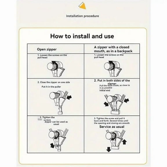 Zipper Repair Kit - 30 Piece Zipper Fix Kit - No Sew Zipper Replacement for Clothes, Jackets, Bags, Tents & Luggage - Universal Zipper Repair Kit 30pcs