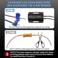 thumbnail image 3 of Led Resistor - Car Load Resistors 2 Pcs 50W 30hm Load Resistors - Fix LED Bulb Fast Hyper Flash Turn Signal Blink Error Code, 3 of 6