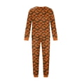 thumbnail image 5 of HTHLVMD Full Pumpkin Pajamas, Family Matching Set, Harvest Halloween Sleepwear, Halloween Full Pumpkin Allover Print Family Matching Pajamas Set, Long Sleeve Crew Neck Casual Loungewear, S, 5 of 6