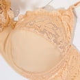thumbnail image 5 of Sngxgn Women's Underwire Bra, Comfort T-shirt Bra, Front-close Bra(Beige,95DE), 5 of 7
