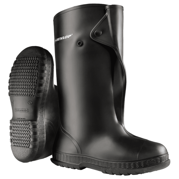 Dunlop 86030xl 17 in. Viking Over The Shoe Heavy Flex O Thane & PVC Boot, Black - Extra Large