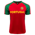 thumbnail image 3 of Just 4 Kicks Portugal Soccer Fan Jersey, Maroon/Green/Yellow, 100 percent Poly, YXS-XXL, 3 of 5