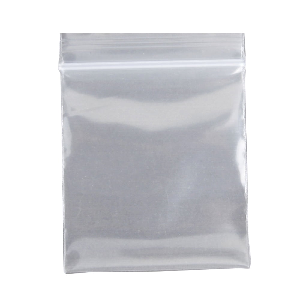 1000 Zip Top Seal Bags 2mil Clear 1-1/2 x 2 Small Baggies Zip Top Slide  Bags
