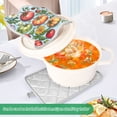 thumbnail image 3 of Yayeee Pot Holders Kitchen Heat Resistant with Pocket 7"x9.8" Cotton Oven Cooking Hot Pads, Floral Tomatoes, 3 of 7