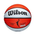 thumbnail image 5 of Wilson WNBA Authentic Outdoor Basketball, Size 6 (28.5"), Orange/White – Durable Street & Driveway Ball, 5 of 5
