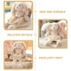 thumbnail image 4 of WORGEOUS Juguete de peluche de peluche de conejito Muñeca de conejo de peluche divertido para niñas para niños, 4 of 7