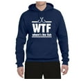 thumbnail image 2 of Where's the Fish WTF Parody | Mens Fishing Hooded Sweatshirt Graphic Hoodie, Navy, 3XL, 2 of 4