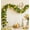 Green, variant on Artificial Lemon Vine Garland, Fake Fruit Hanging Decor with Green Leaves and Yellow Lemons, Flexible Fade Resistant Plastic Garland for Porch Ceiling and Patio Spring Summer Decoration
