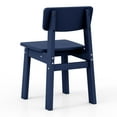 thumbnail image 5 of WestinTrends Tiny Terraces Outdoor HDPE Kids Modern Plastic Toddler Dining Chairs (Set of Two), Navy Blue, 5 of 15