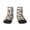 1 Black, variant on Color Balls Pattern Quarter Crew Socks,Toe Seamed Ankle Socks,Cotton Cushioned Breathable Athletic Crew Sports Socks