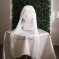 thumbnail image 3 of Peluca Blanco Total Cabello Liso Largo Sintetica con Fleco con Fleco blanco Unitalla Lymalimoon SW Lisa Blanco, 3 of 6