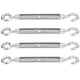 thumbnail image 5 of 4 Uds M10 hebilla de giro de acero inoxidable tornillo de aparejo cuerpo cerrado mandíbula tensor herramienta de barco, 5 of 8