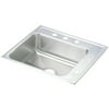 Elkay Drkad222065r Lustertone 22" Drop In Single Basin Stainless Steel Utility Sink - 4