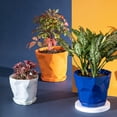 thumbnail image 3 of Flowerpot Durable Stable Decorative Breathable Succulents Nursery Garden Planter with Tray for Home, 3 of 8