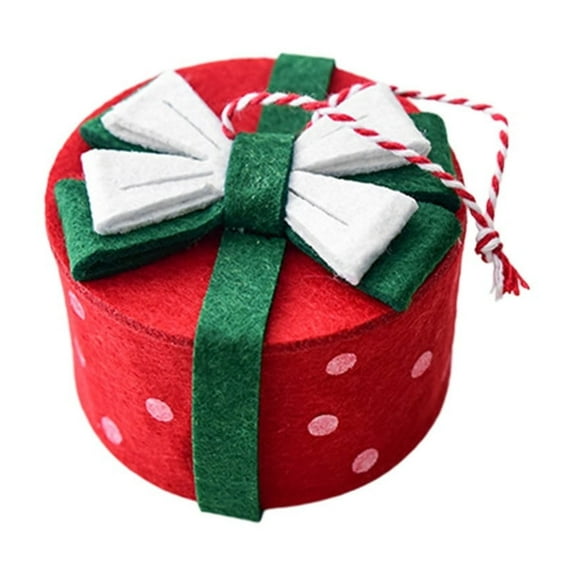 JoyMoreHome Miniature Gift Boxes Hanging Ornament, for Christmas & Holiday Theme Decorating and Christmas Tree Ornaments