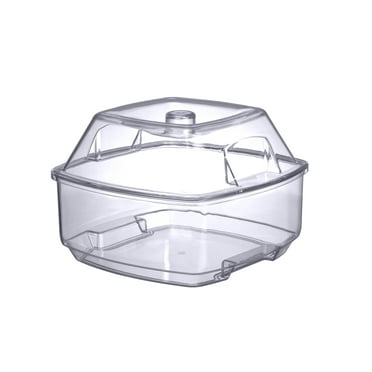 Prodyne Flip-Lid Salad on Ice Bowl, Clear