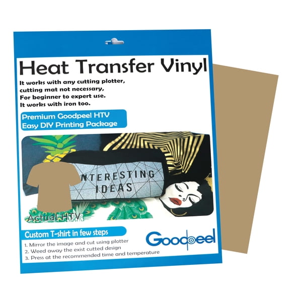 Goodpeel hotpeel HTV 10in X 12in 15 sheets pack Wheat