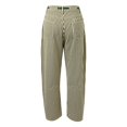 thumbnail image 4 of KHONTS Womens Summer Linen Striped Barrel Pants Comfy Drawstring Capri Pant with Pockets Beach Vacation Trousers Z01-Green S, 4 of 7