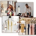 thumbnail image 5 of PayLessHere  Mannequin Torso Height Adjustable 59-67" Fabric & Foam Dress Form with Stand, Cream, 5 of 7