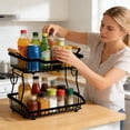 thumbnail image 4 of zhangmingg Sturdy Metal Countertop Organizer for Kitchen Pantry Display and Efficient Food Storage Rack, 4 of 4