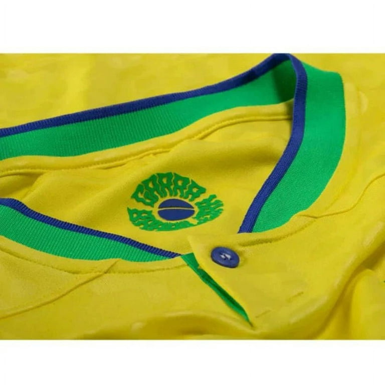  Nike 2022-2023 Brazil Home Football Soccer T-Shirt Jersey (Kids)  Yellow : Clothing, Shoes & Jewelry