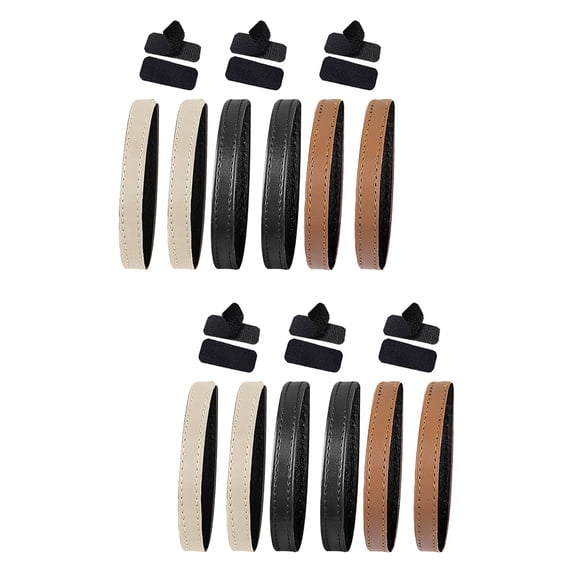 HOMEMAXS 6 Pairs  Shoe Straps Simple Ankle Straps Replacement Elastic Shoe Straps for Heels