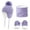 Light Purple, variant on Kids Wide Brim Outdoor Sun Hat Adjustable Chin Strap Neck Cover Waterproof Lightweight Breathable UV Protection Design Hiking Camping Fishing Beach Travel Boys Girls