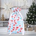 thumbnail image 5 of Xingzhi Christmas Candy Bag Drawstring Cookie Snacks Wrapping Packing Pouch Xmas Printed Party Gift Type 2 M, 5 of 5