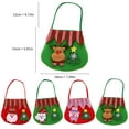 thumbnail image 2 of Alohelo Christmas Gift Bag Christmas Eve Gift Bag Apple Bag Creative Handbag Santa Snowman Candy Bag(Elk), 2 of 5