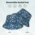 thumbnail image 2 of Fotbe Hawaiian Style Sombrero Tipo Pescador con Estampado – Sombrero de Sol de Algodón de Moda para Playa, Golf, Pesca, 2 of 6