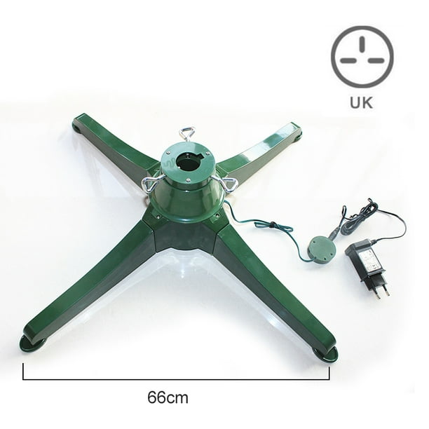 Rotating Christmas Tree Base Detachable Electric Xmas Tree Stand Heavy