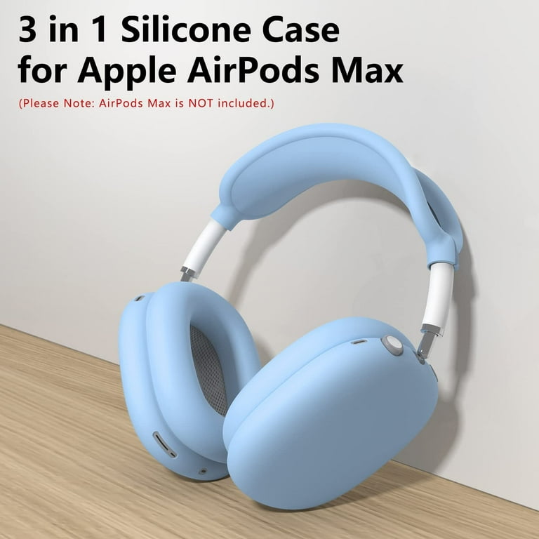 3-in-1 Silicone Case Cover for AirPods Max Headphones, Anti