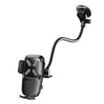 thumbnail image 4 of Soporte de teléfono para ventilación de coche con clip giratorio de 360 ​​grados, de aleación (Negro Tipo 2), 4 of 7