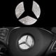 thumbnail image 1 of Tapas con logotipo de volante JM para Mercedes Benz 1.772 in accesorios de emblema de volante de cristal de diamante, 1 of 5