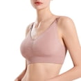 thumbnail image 1 of Aayomet Soutiens-Gorge de Sport pour Femmes Bretelles Réglables Ajusté Maternité Allaitement (Rouge, 38), 1 of 5